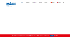 Desktop Screenshot of mack-rides.com